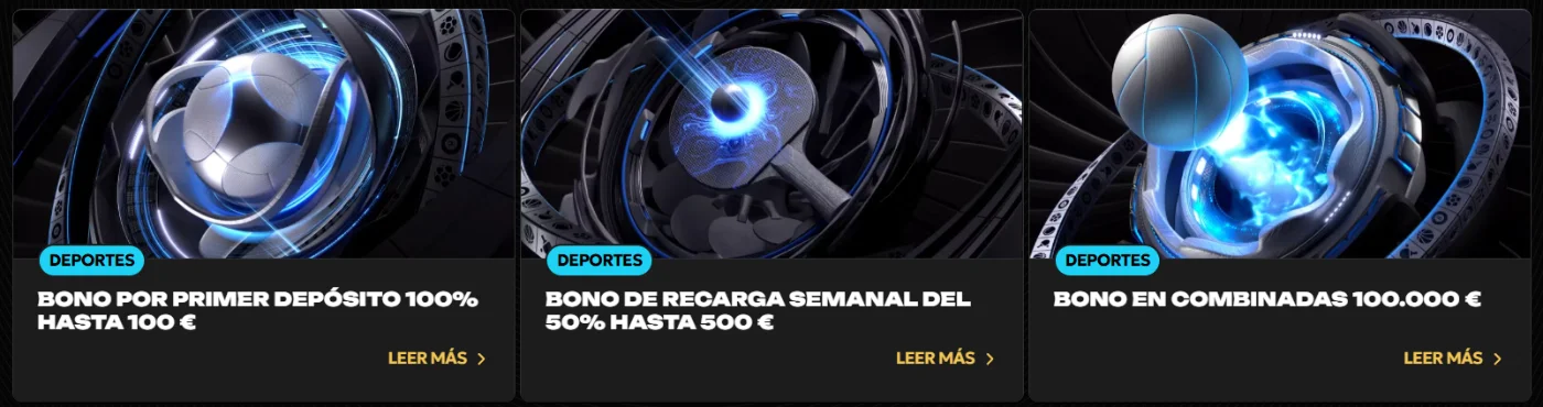 Spinsy Casino apuestas deportivas con bonos de primer depósito, recarga y combinadas